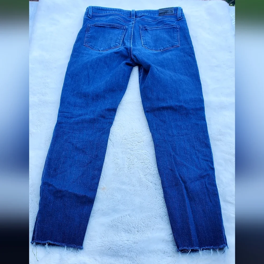 Paige Stylish Blue Cropped Jeans Size 29 - Picture 4 of 9